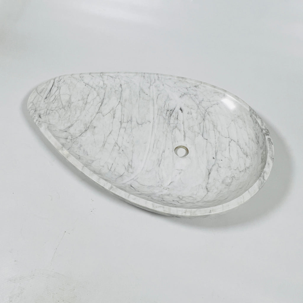 Drop Grey Grazed Marble Sink