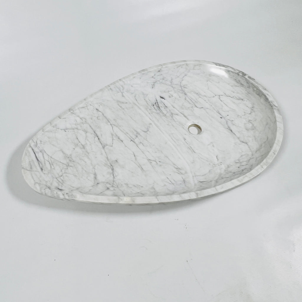 Drop Grey Grazed Marble Sink