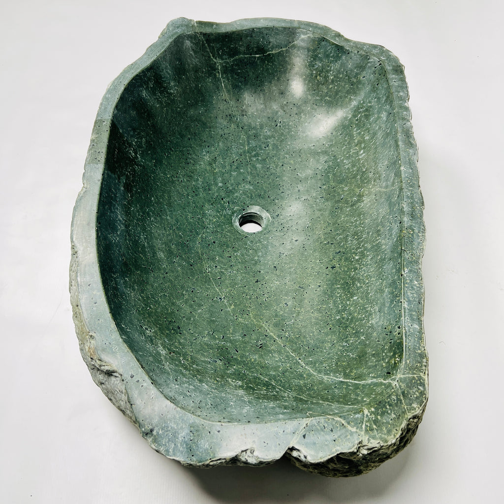 Emerald Green River Stone Sink