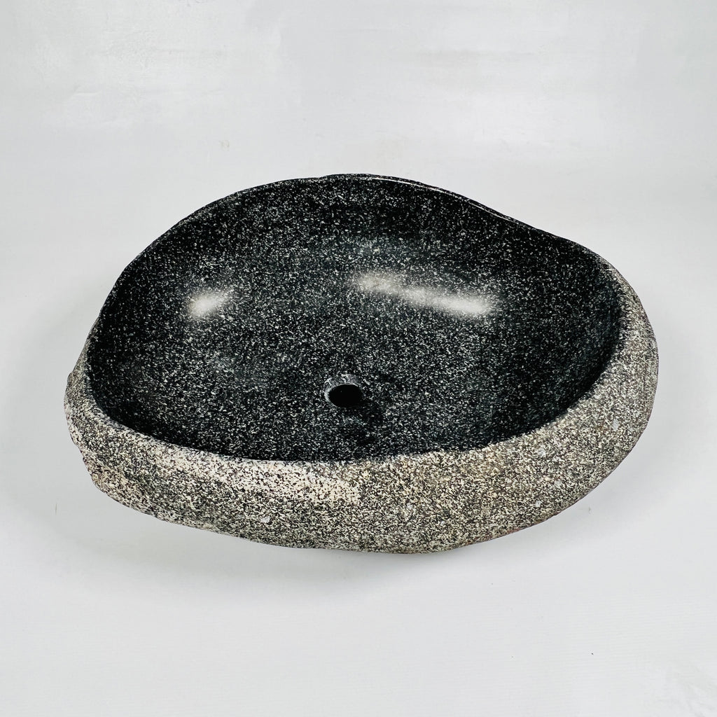 Salt And Pepper River Stone Sink