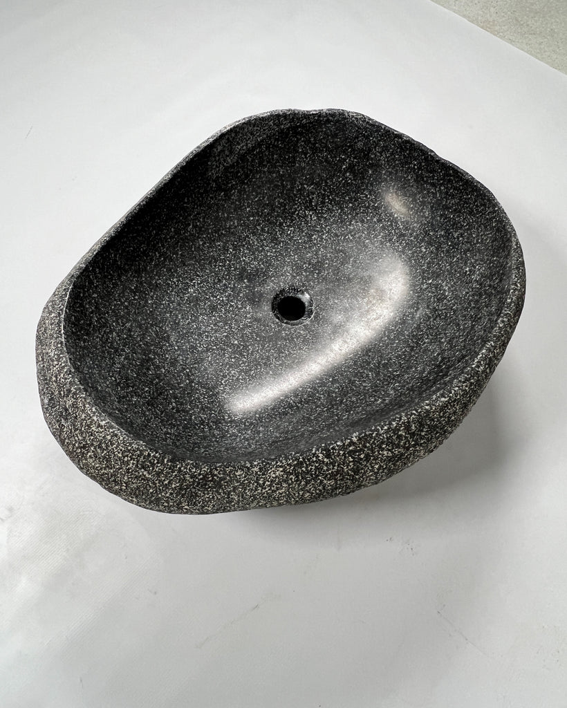 Salt And Pepper River Stone Sink