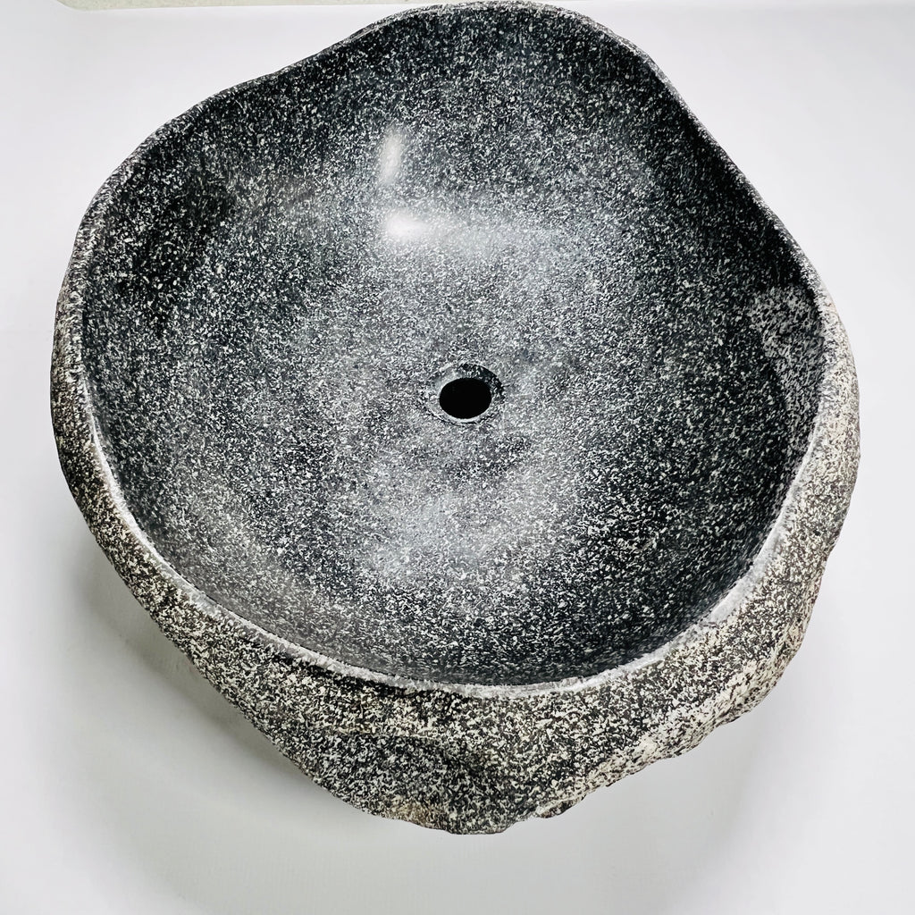 Salt And Pepper River Stone Sink