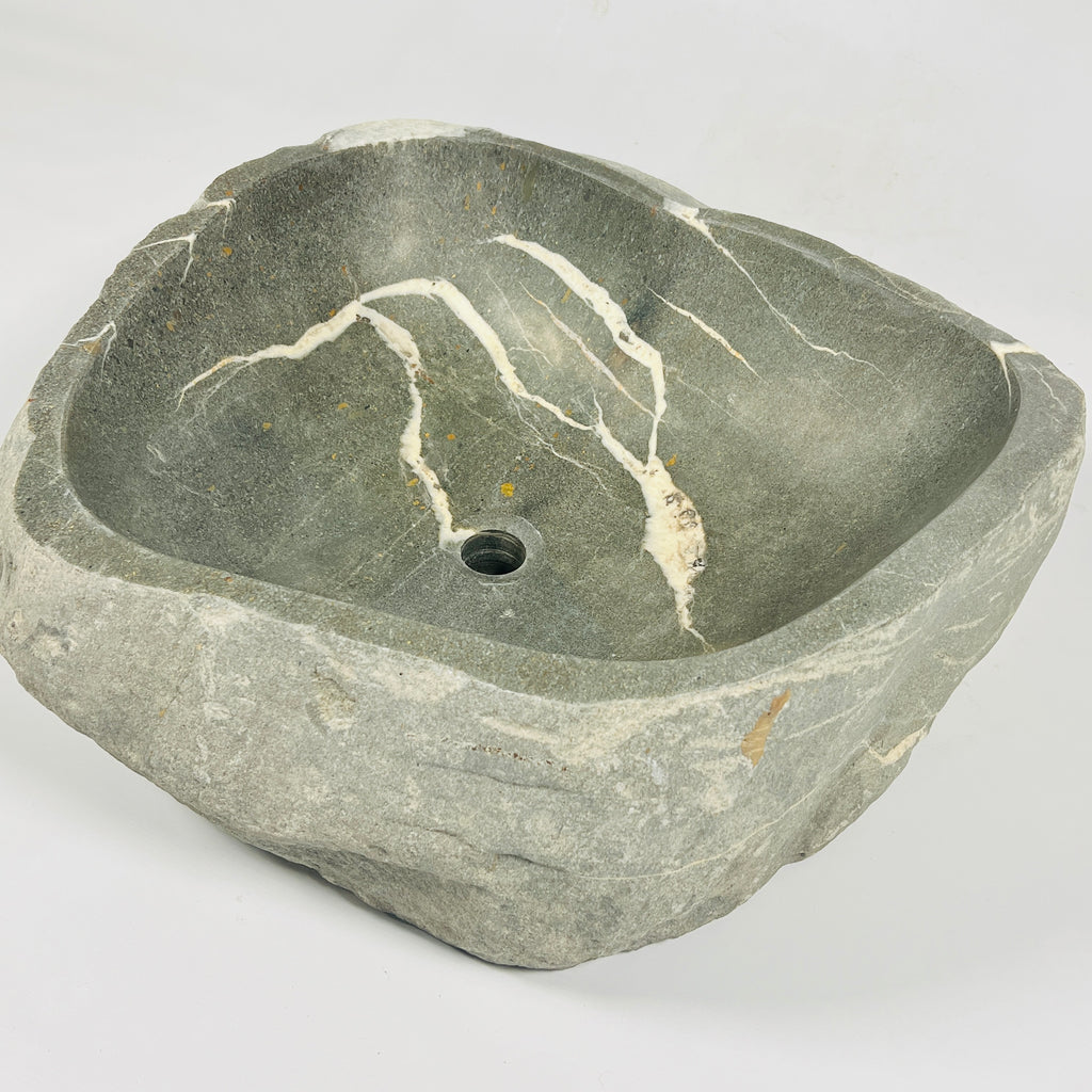 Grey Clawed River Stone Sink