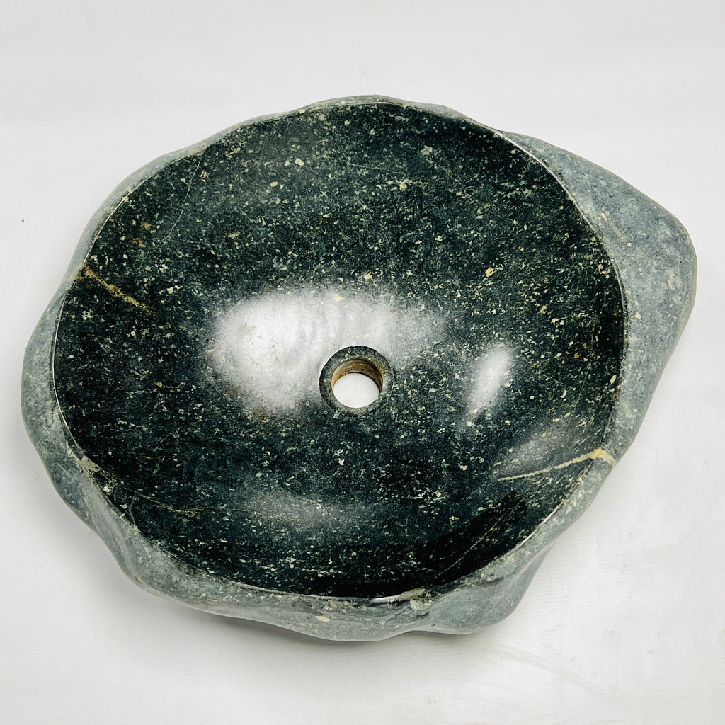 Green Sparkle River Stone Sink