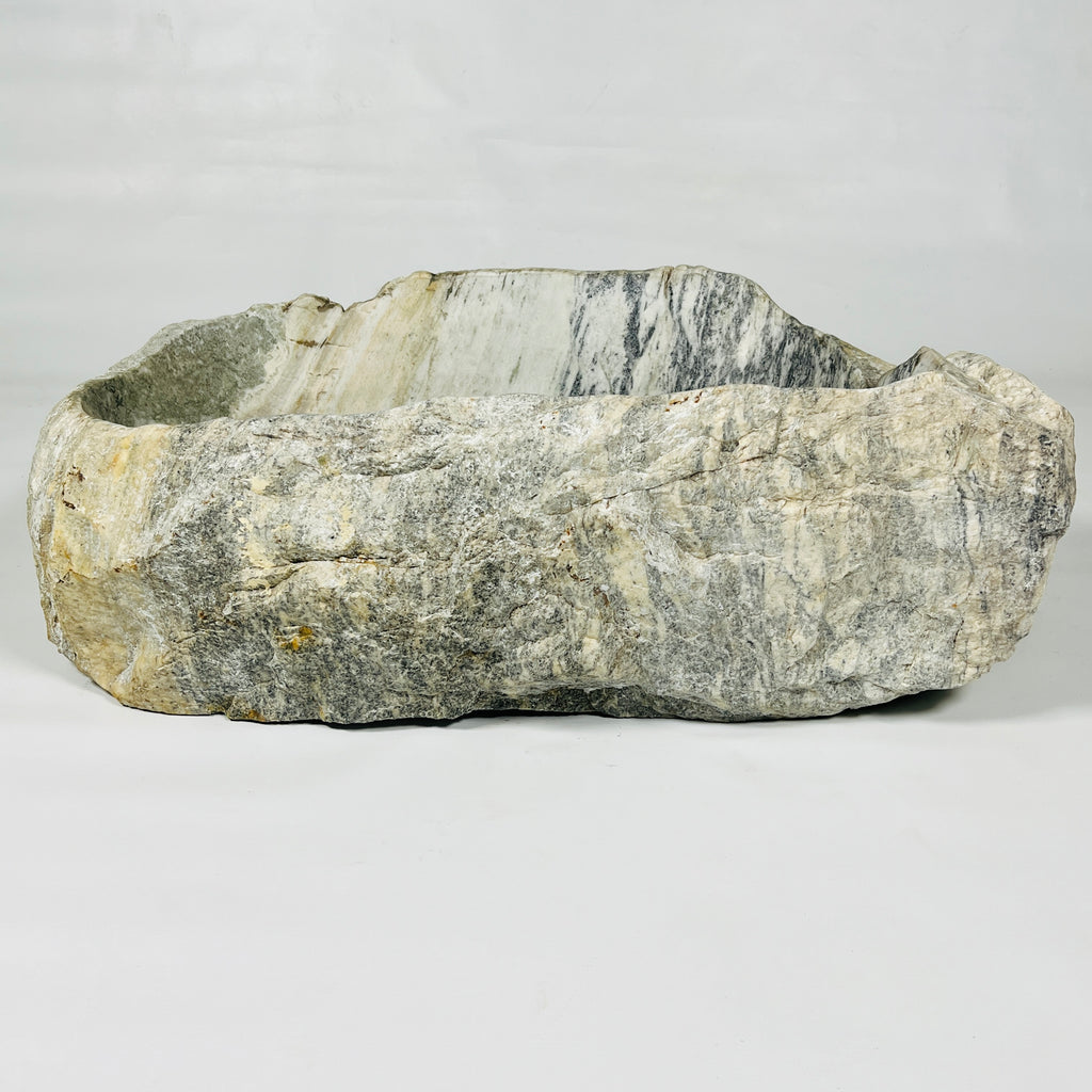 Honey Glazed River Stone Sink