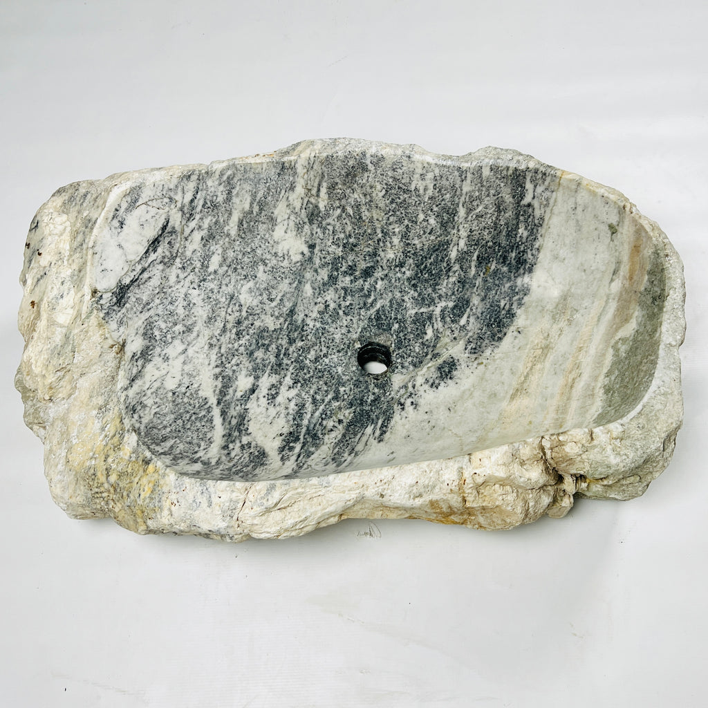 Honey Glazed River Stone Sink