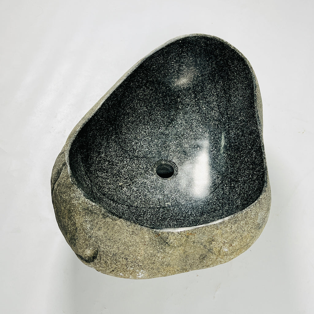 Pepper Spotted River Stone Sink