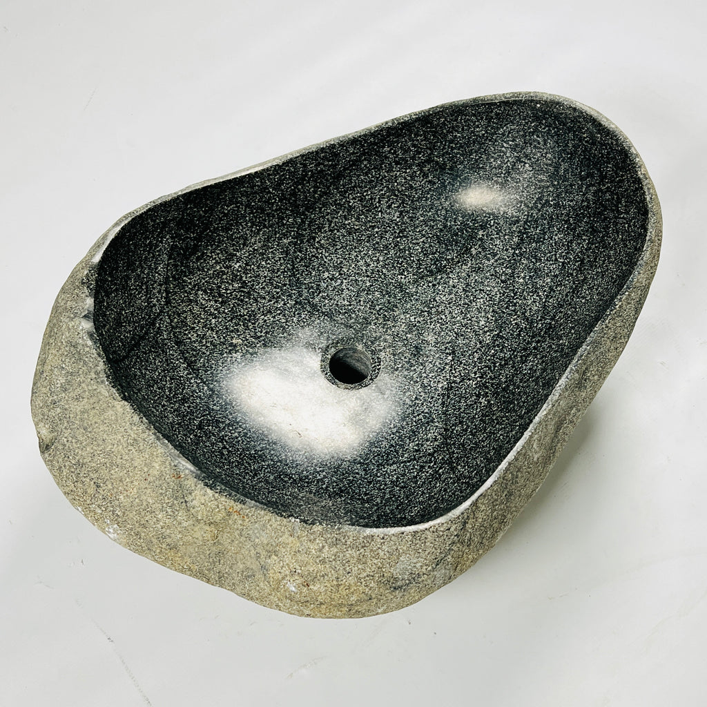 Pepper Spotted River Stone Sink