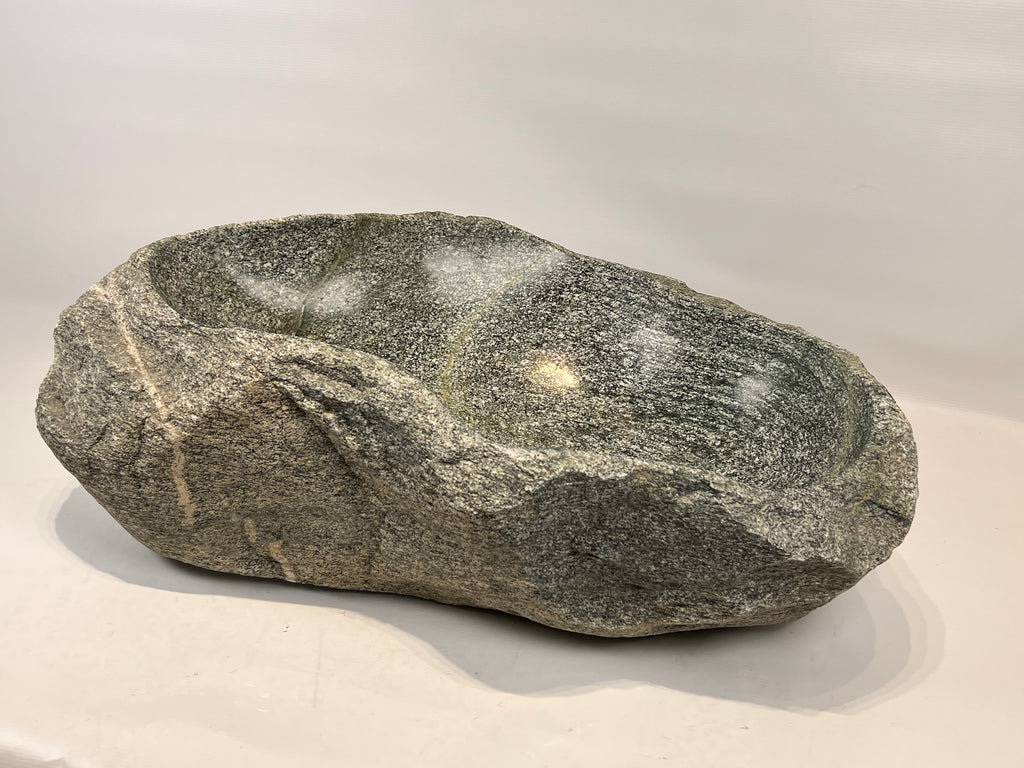 Spotted Green River Stone Sink