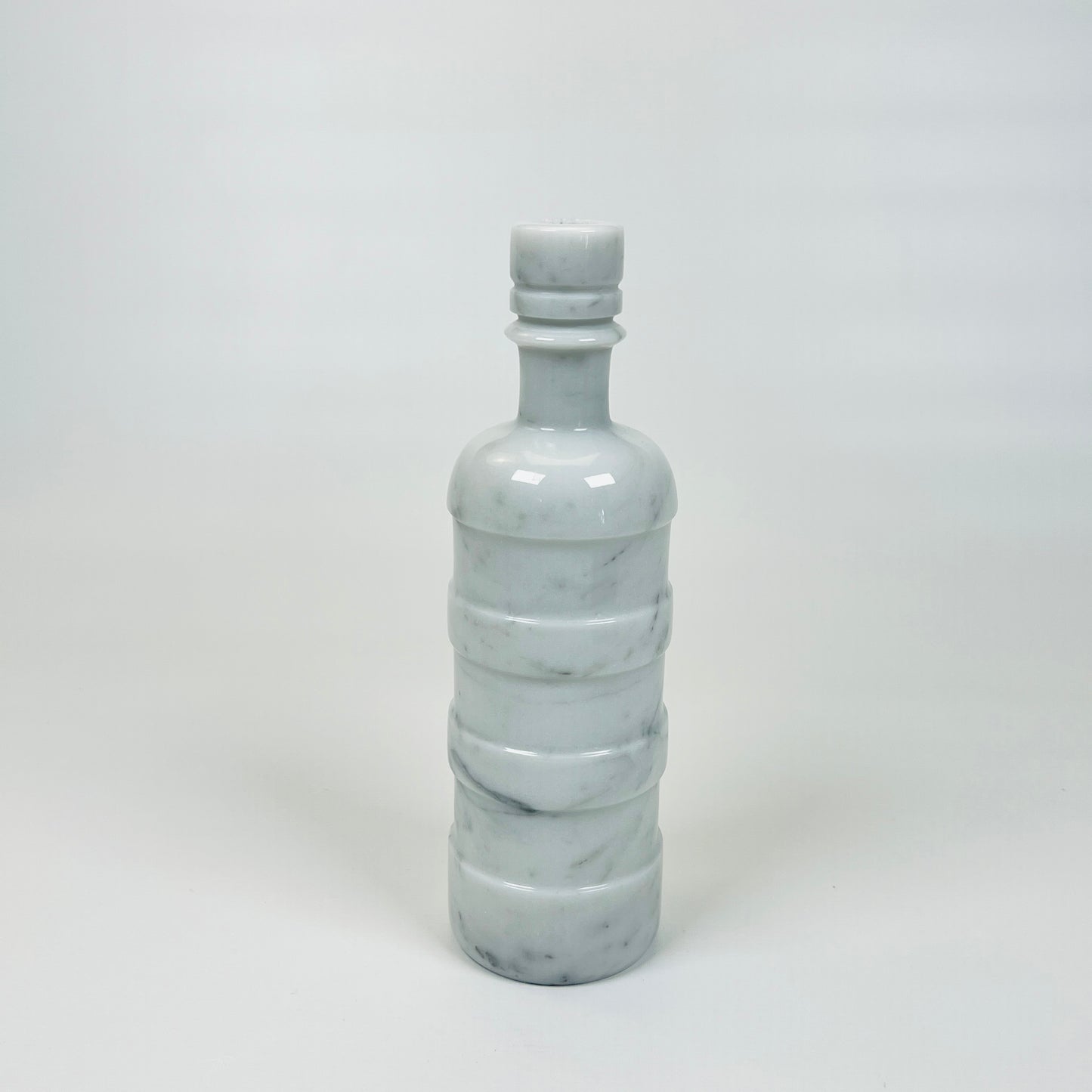 Ringed Ornament Bottle - Gray