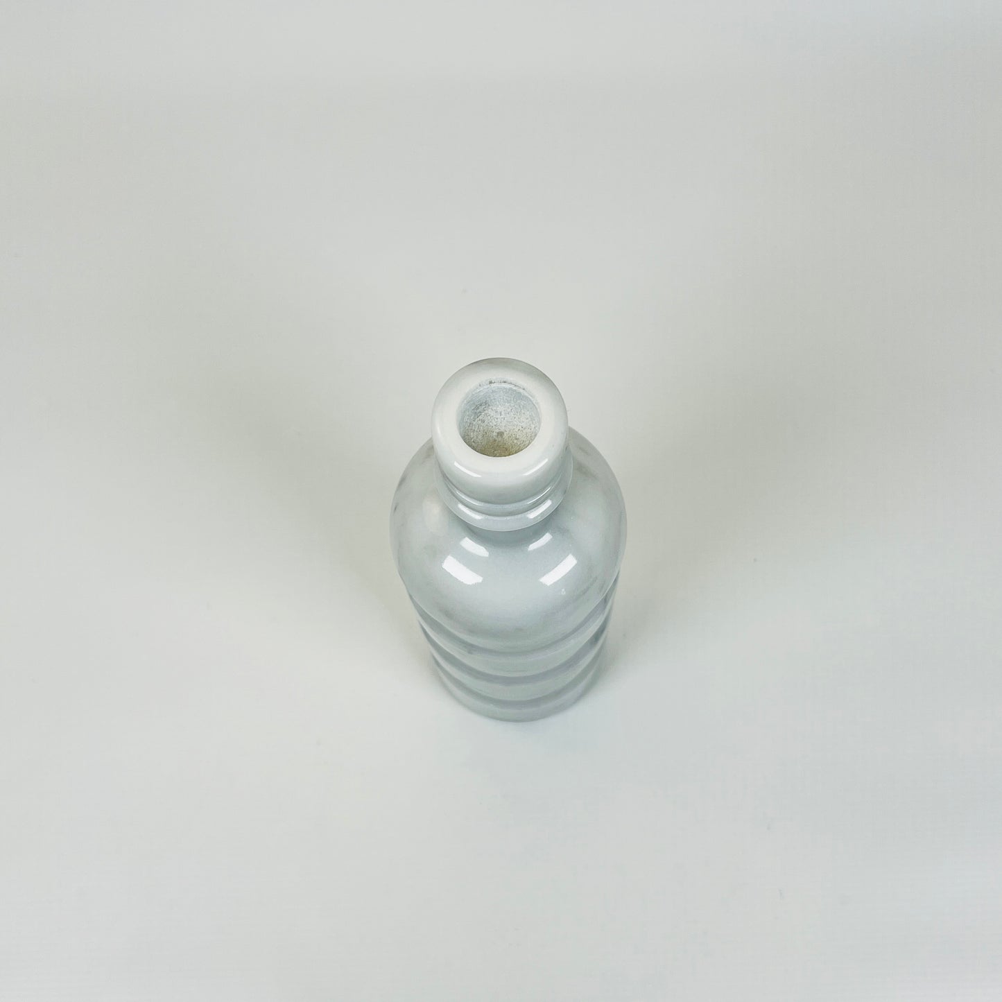 Ringed Ornament Bottle - Gray