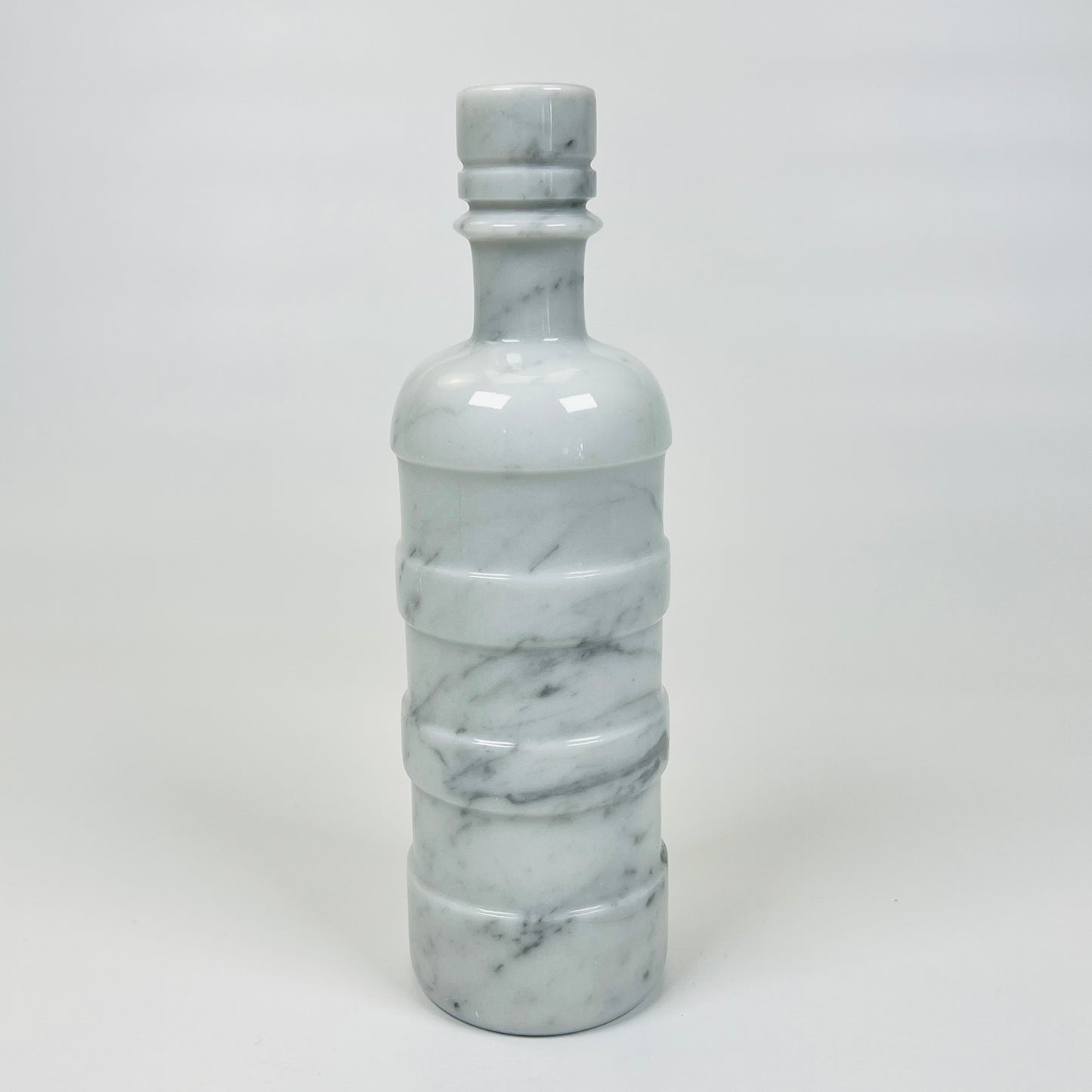 Ringed Ornament Bottle - Gray
