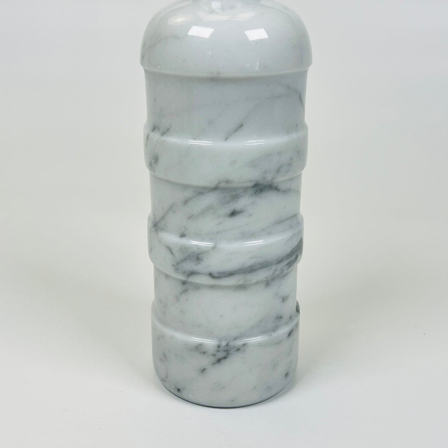 Ringed Ornament Bottle - Gray