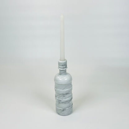 Ringed Ornament Bottle - Gray