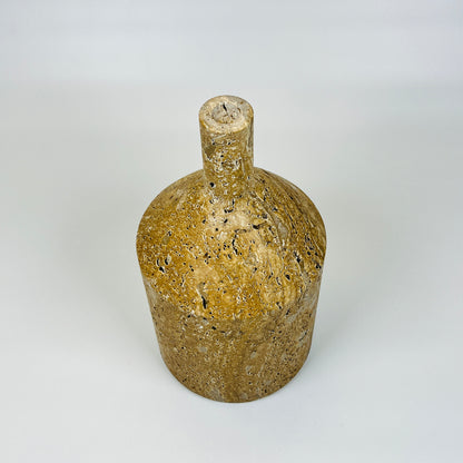Chunky Ornament Bottle - Travertine