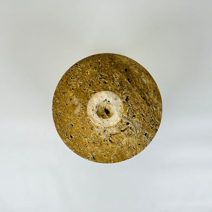 Chunky Ornament Bottle - Travertine