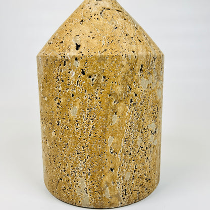 Chunky Ornament Bottle - Travertine