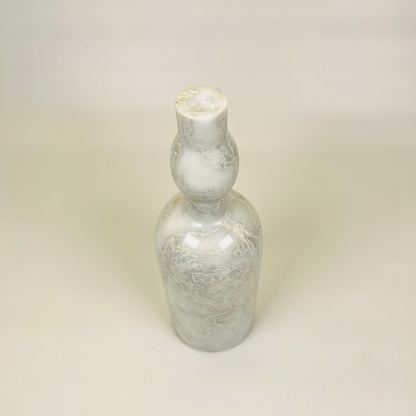 Bulged Ornament Bottle - Gray