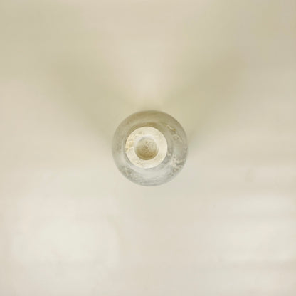 Bulged Ornament Bottle - Gray