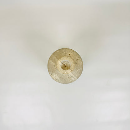 Funnel Neck Ornament Bottle - Travertine