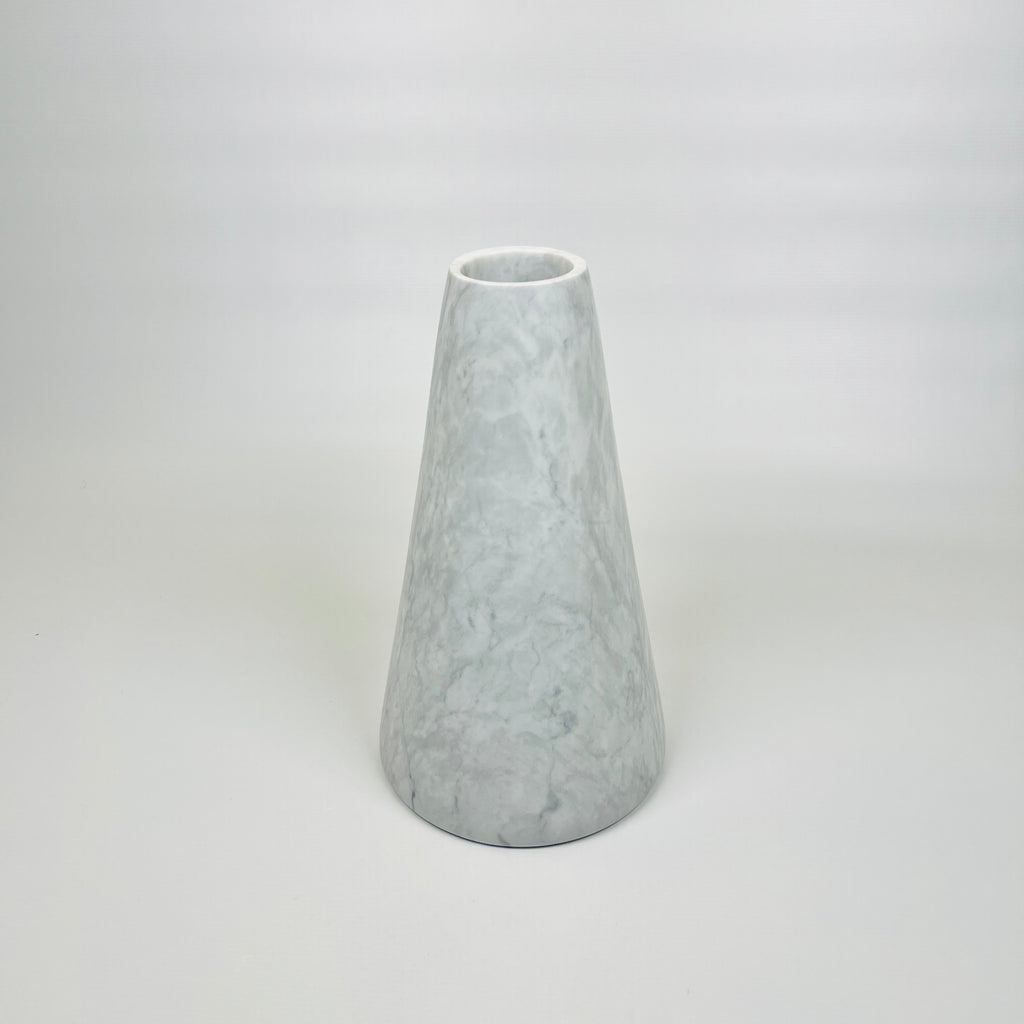 Funnel Grey Veined Vase