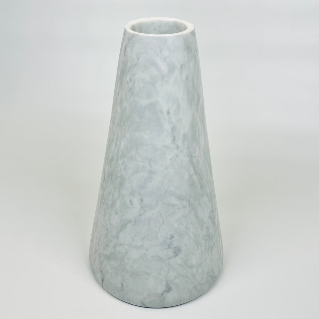 Funnel Grey Veined Vase