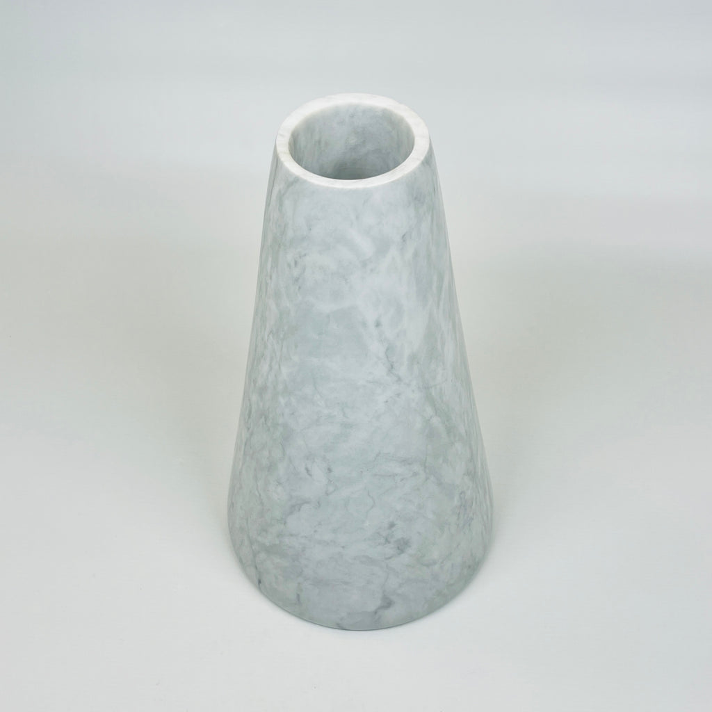 Funnel Grey Veined Vase