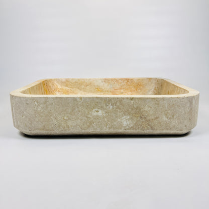 Rounded Rectangle Sink - Beige