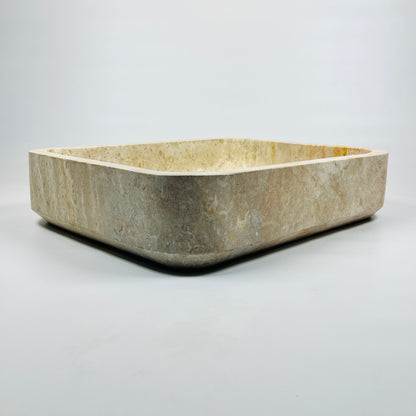 Rounded Rectangle Sink - Beige