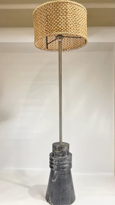 Frustum Ringed Lamp - Black