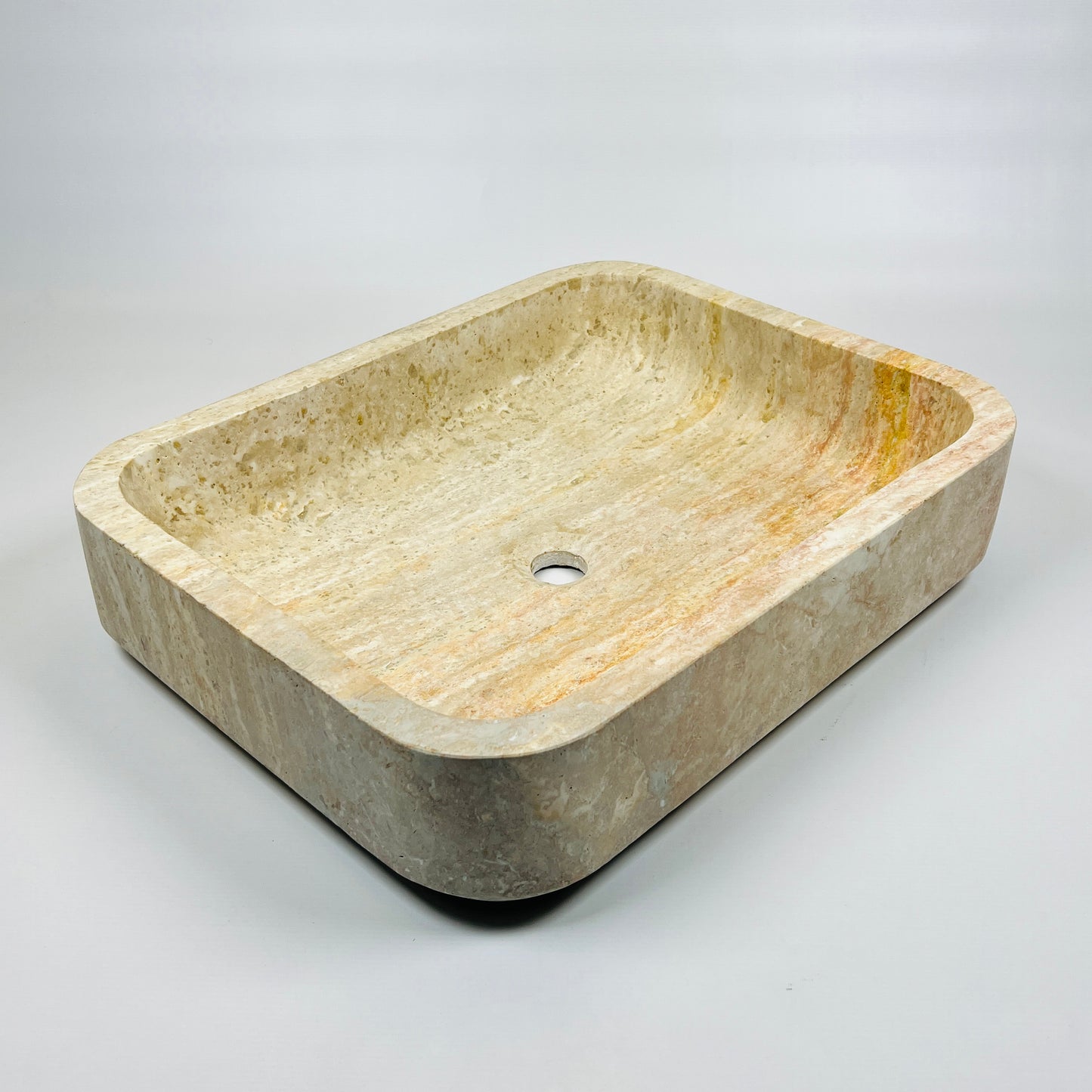 Rounded Rectangle Sink - Beige