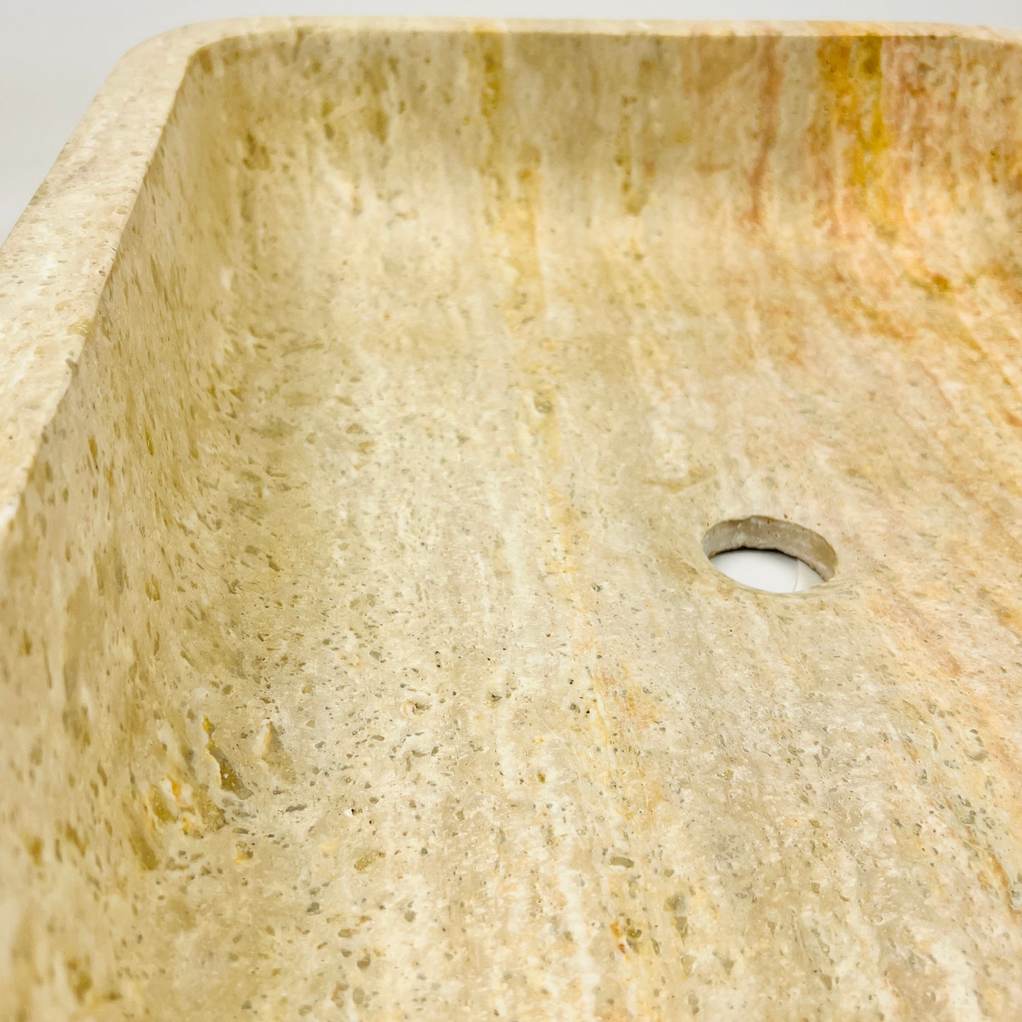 Rounded Rectangle Sink - Beige