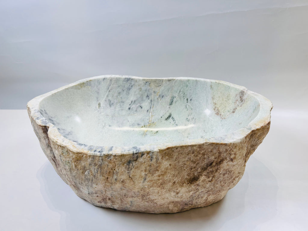 Light Grey River Stone Sink