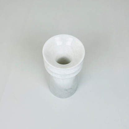 Ribbed Vase - Gray