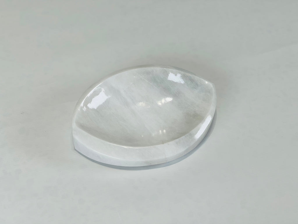 Eye Shaped Grey Soap Dish