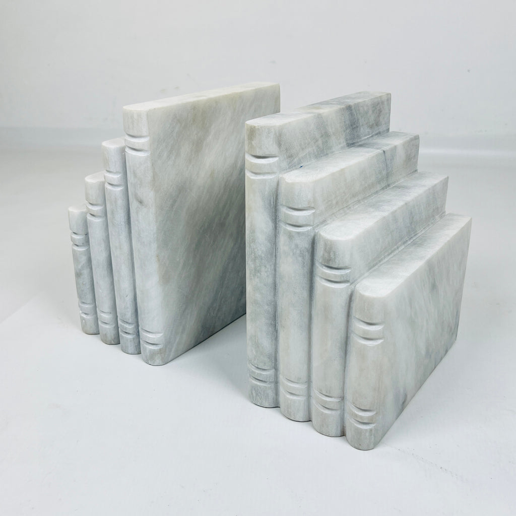 Handmade Marble Bookend Pair