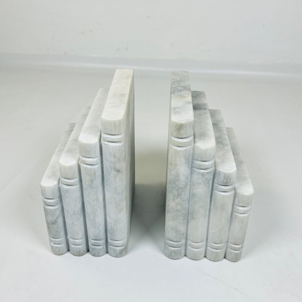 Handmade Marble Bookend Pair