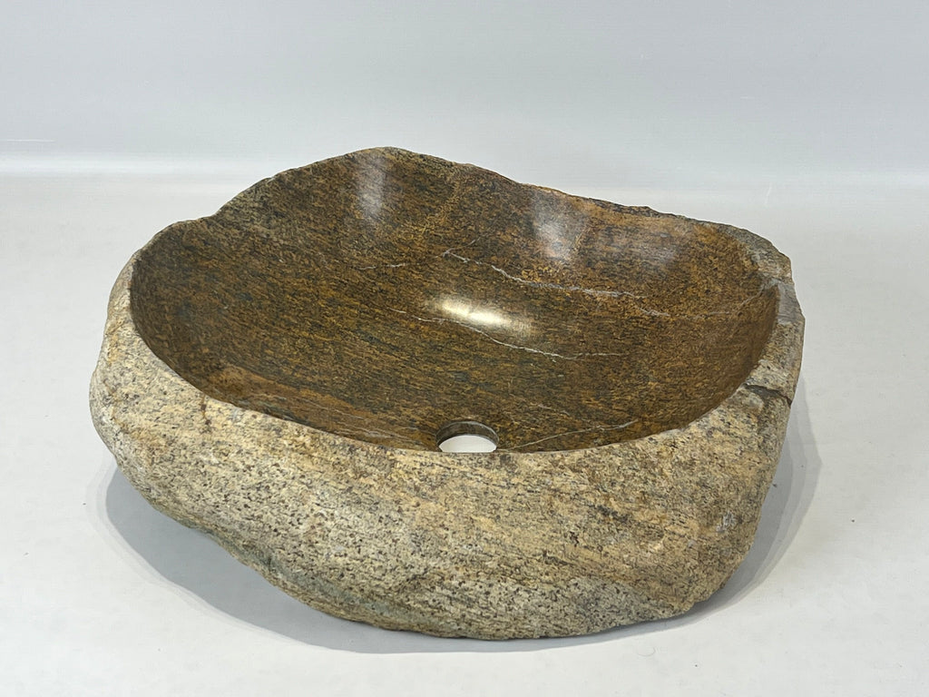 Mud Grazed River Stone Sink