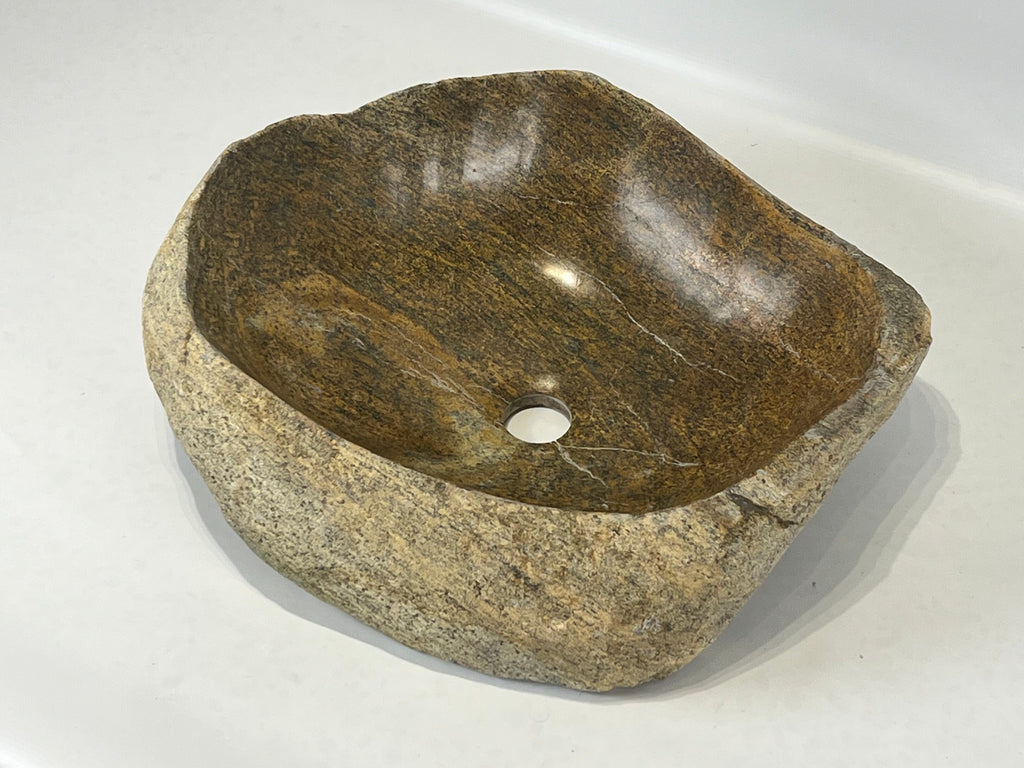 Mud Grazed River Stone Sink