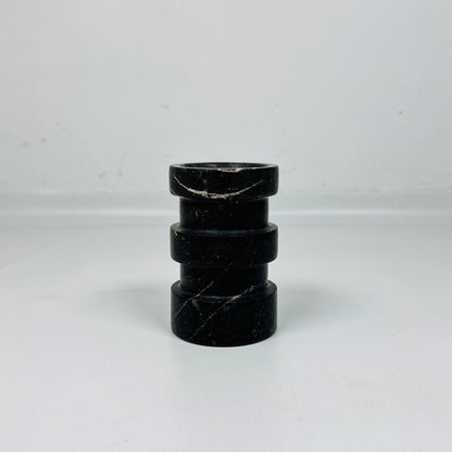 Triple Band Candle Stand - Black