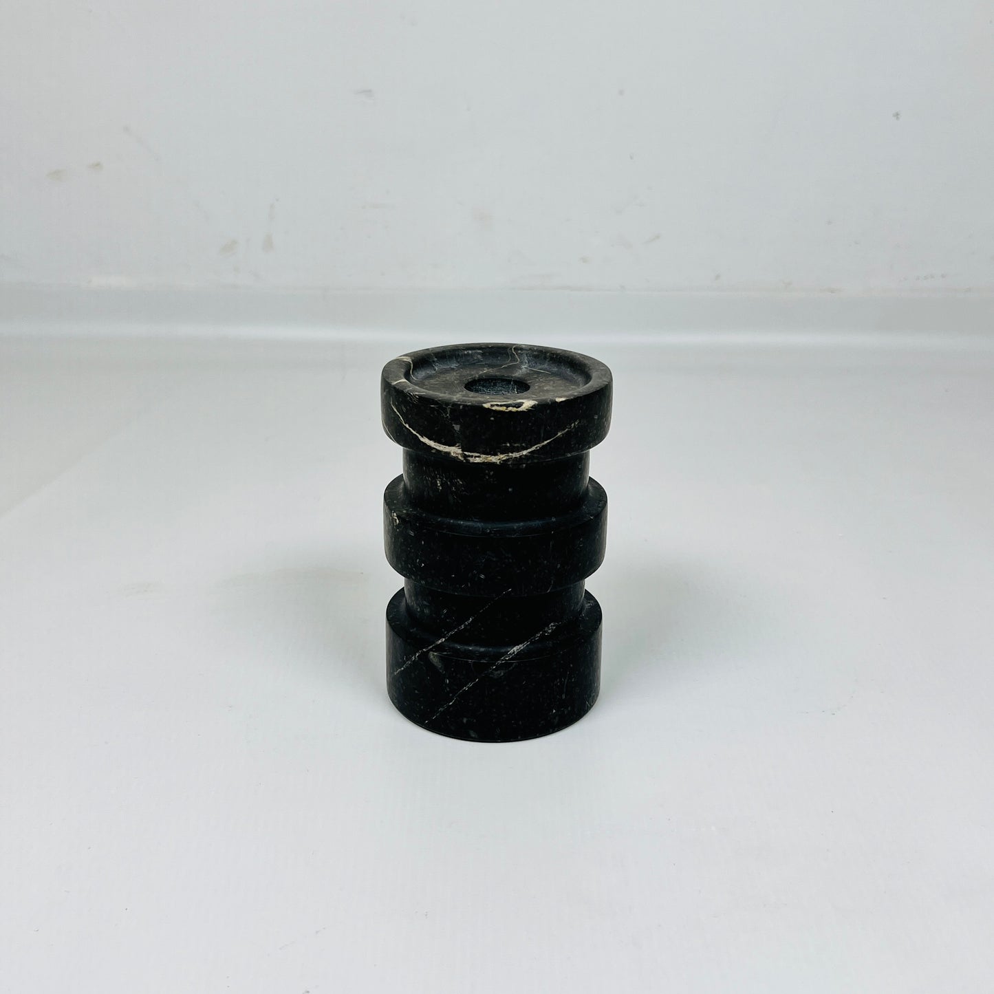 Triple Band Candle Stand - Black