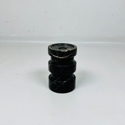 Triple Band Candle Stand - Black