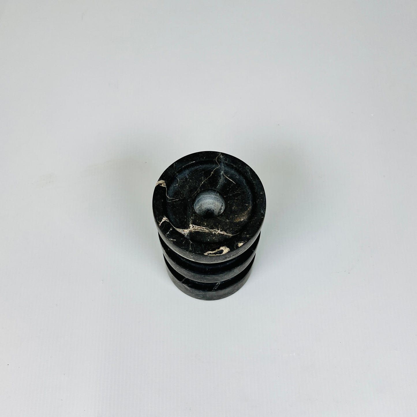 Triple Band Candle Stand - Black
