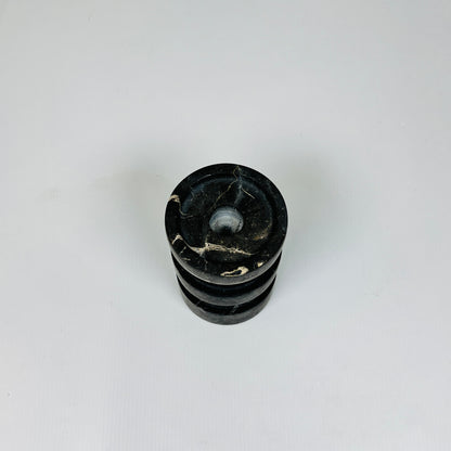 Triple Band Candle Stand - Black