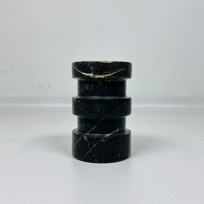 Triple Band Candle Stand - Black