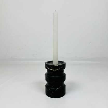 Triple Band Candle Stand - Black