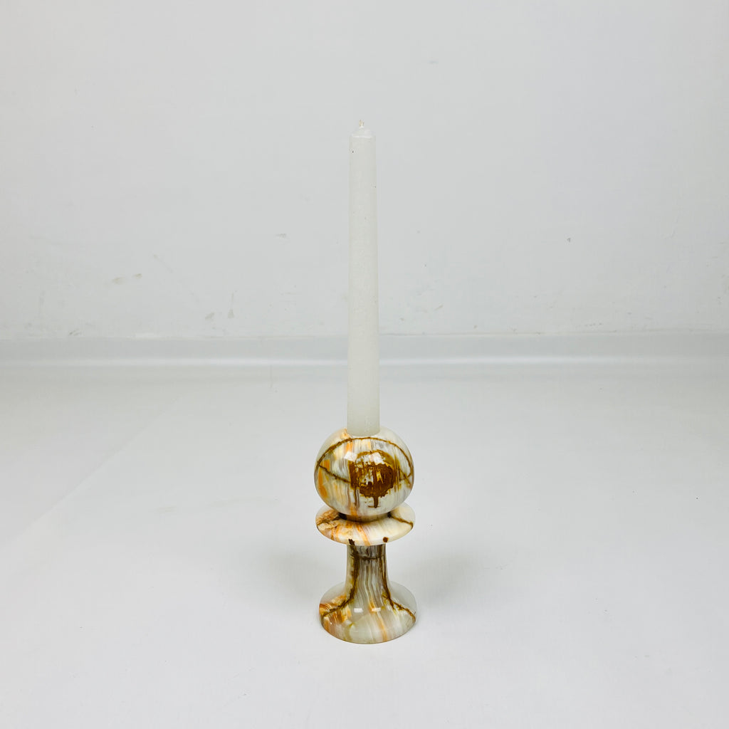 Pawn Onyx Candle Stand