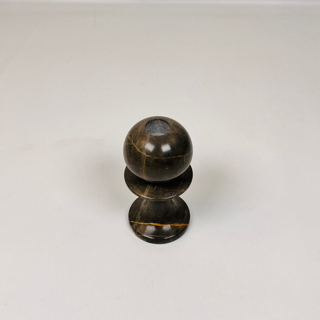 Pawn Black Lined Candle Stand