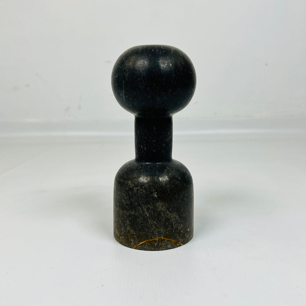 Dumbbell Black Candle Stand