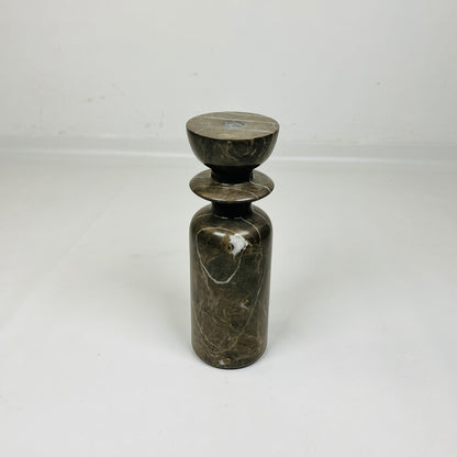 Collared Candle Stand - Brown